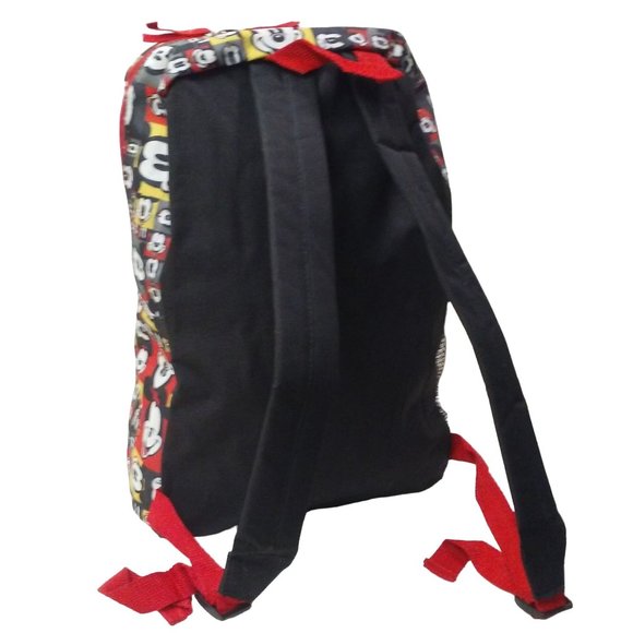 Walt Disney World Mickey Mouse Graphic Backpack Tote Utility Bag Zip Pockets - Picture 4 of 10